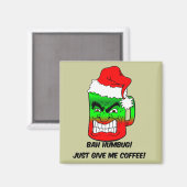 Aimant bah humbug Noël (Recto/Verso)