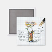 Aimant Bahama Mama (Recto/Verso)