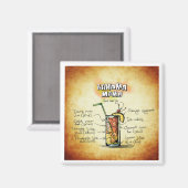 Aimant Bahama Mama Cocktail Recipe (Recto/Verso)
