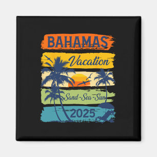 Aimant Bahamas 2025 Vacances Souvenir Gîtes de famille