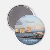 Aimant Baie de Fort Lauderdale (Recto/Verso)