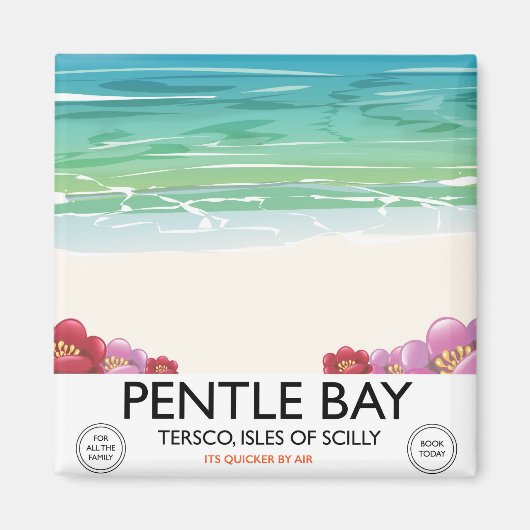 Aimant Baie de Pentle, Tresco, îles Scilly (Devant)