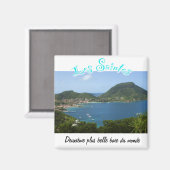 Aimant Baie des Saintes (Guadeloupe) (Recto/Verso)
