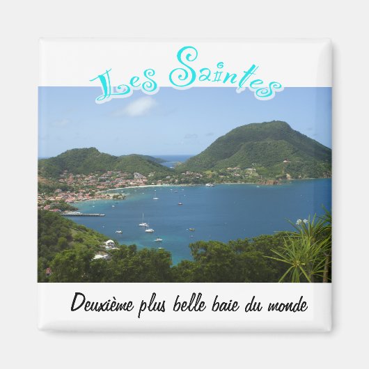 Aimant Baie des Saintes (Guadeloupe) (Devant)