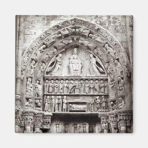 Aimant Baie droite du portail royal, moitié du 12ème