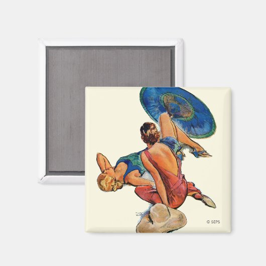 Aimant Baigneurs (Recto/Verso)