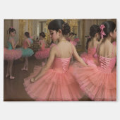 Aimant Bailarinas en una gran sala de estilo rocóco (Recto)