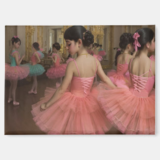 Aimant Bailarinas en una gran sala de estilo rocóco