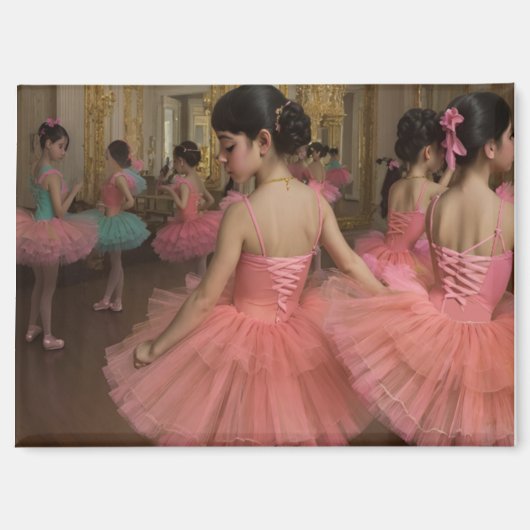 Aimant Bailarinas en una gran sala de estilo rocóco (Recto)