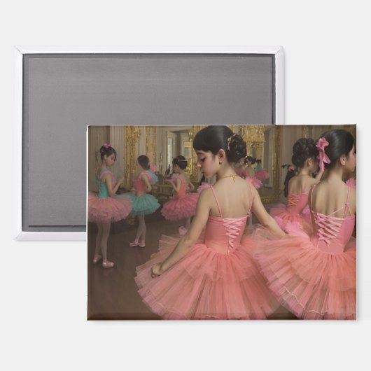 Aimant Bailarinas en una gran sala de estilo rocóco (Recto/Verso)