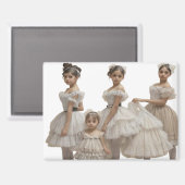 Aimant Bailarinas románticas (Recto/Verso)