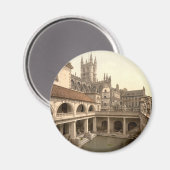 Aimant Bains romains et Abbaye IV, Bain, Somerset, Anglet (Recto/Verso)