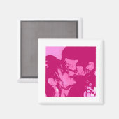 Aimant Baiser de la Saint Valentin (Recto/Verso)