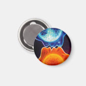 Aimant Baiser de soleil et de lune (Recto/Verso)