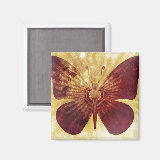 Aimant Baisers à papillon (Recto/Verso)