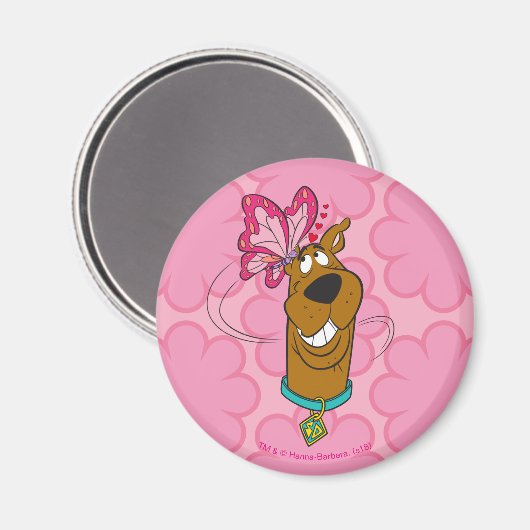 Aimant Baisers à papillon Scooby-Doo (Recto/Verso)