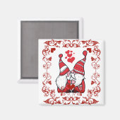 Aimant Baisers Gnome adorables (Recto/Verso)