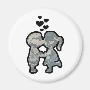 Aimant Baisers militaires