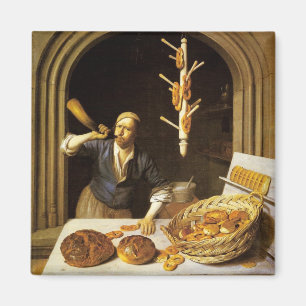 AIMANT BAKER À FOUR ANTIQUE, BOUTIQUE DE PAIN DE BAKERY