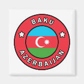 Aimant Bakou Azerbaïdjan (Devant)