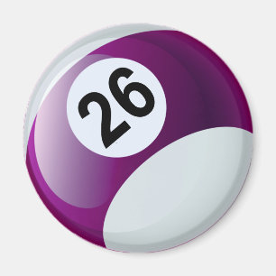Aimant Bal 26 Billiards