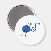 Aimant Bal bleu de Fer (Recto/Verso)