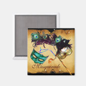 AIMANT BAL MASQUÉ DU MARDI GRAS (Recto/Verso)