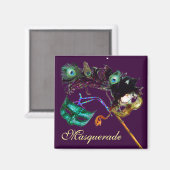 AIMANT BAL MASQUÉ DU MARDI GRAS (Recto/Verso)