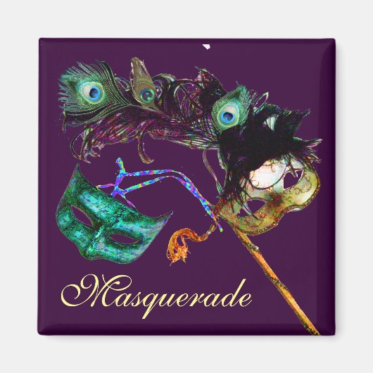 AIMANT BAL MASQUÉ DU MARDI GRAS (Devant)