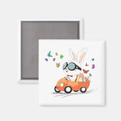 Aimant Balade en hopping Bunny Carrot (Recto/Verso)