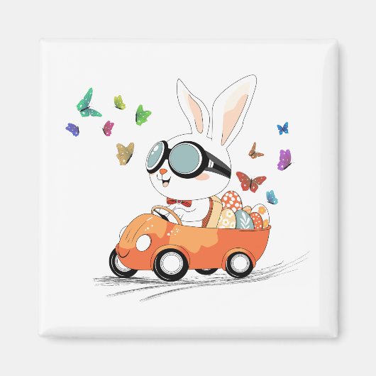 Aimant Balade en hopping Bunny Carrot (Devant)