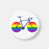 Aimant Balade En Vélo Pride (Devant)