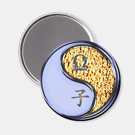 Aimant Balance & Rat de Feu (Recto/Verso)