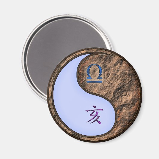 Aimant Balance & Sanglier de Terre (Recto/Verso)