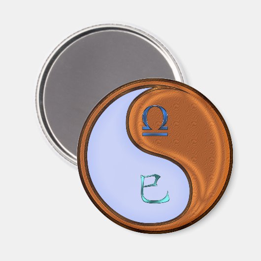 Aimant Balance & Serpent de Bois (Recto/Verso)