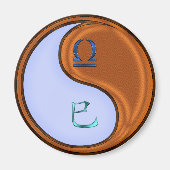 Aimant Balance & Serpent de Bois (Devant)