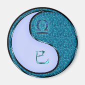 Aimant Balance & Serpent d'eau (Devant)