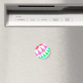 Aimant Balances arc-en-ciel blanches (In Situ (Lave-vaisselle))