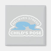 Aimant Balasana Child’s Pose • Relieves Stress Yoga (Devant)