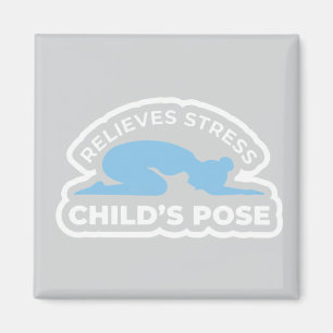 Aimant Balasana Pose de l'enfant • Relève le Stress Yoga