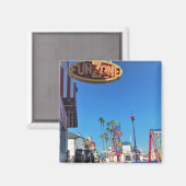 Aimant Balboa Fun Zone, Newport Beach, Californie (Recto/Verso)