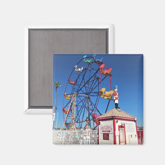 Aimant Balboa Fun Zone, Newport Beach, Californie (Recto/Verso)