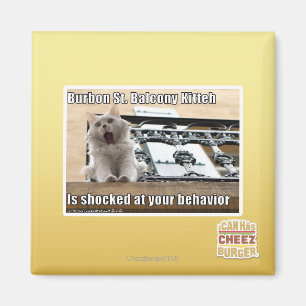 Aimant Balcon Kitteh de St de Burbon