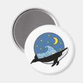 Aimant Baleine céleste (Recto/Verso)