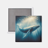 Aimant baleine côtière/marine (Recto/Verso)