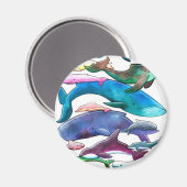 Aimant Baleines, dauphins et marsouins (Recto/Verso)