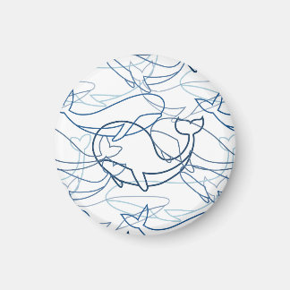 Aimant Baleines de contour