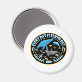 Aimant Baleines et dauphins (Recto/Verso)