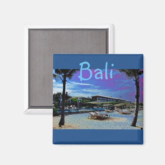 Aimant Bali Indonésie (Recto/Verso)