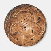 Aimant Balle à panier tissé (Devant)